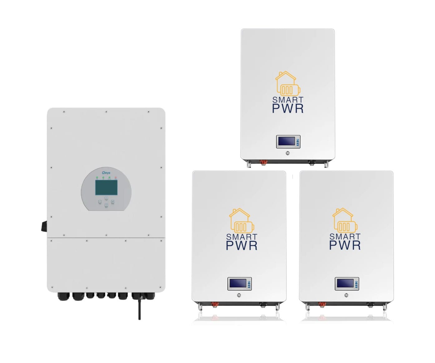 Thuisaccu pakket (wand) - 45KW incl. omvormer